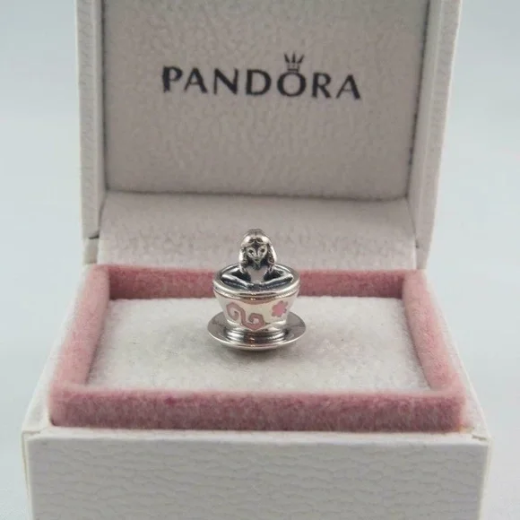 NWOT Pandora x Disney Alice in Wonderland Charm, Disneyland Paris - Picture 4 of 14